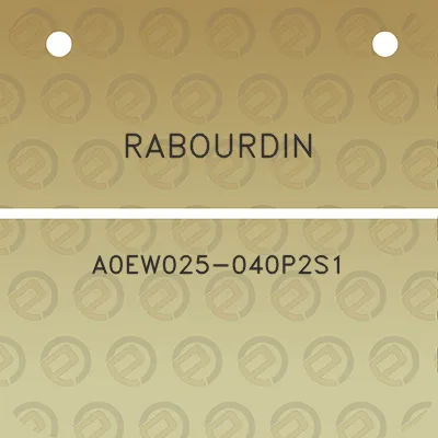 rabourdin-a0ew025-040p2s1