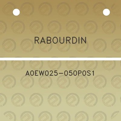 rabourdin-a0ew025-050p0s1