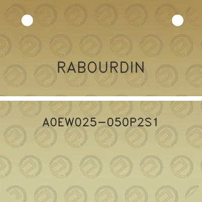 rabourdin-a0ew025-050p2s1