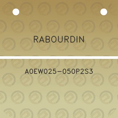 rabourdin-a0ew025-050p2s3