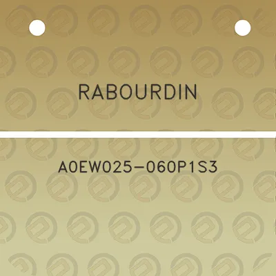 rabourdin-a0ew025-060p1s3