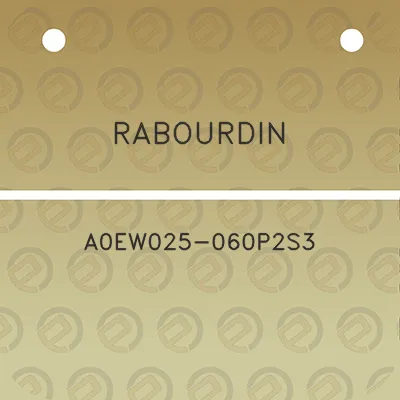 rabourdin-a0ew025-060p2s3