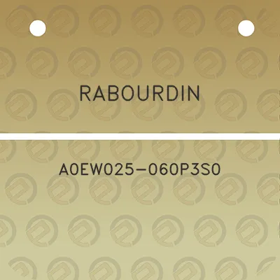 rabourdin-a0ew025-060p3s0