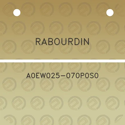 rabourdin-a0ew025-070p0s0