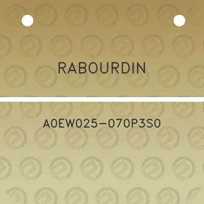 rabourdin-a0ew025-070p3s0