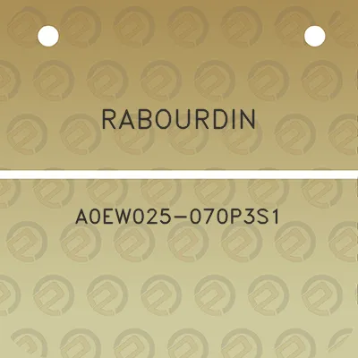 rabourdin-a0ew025-070p3s1