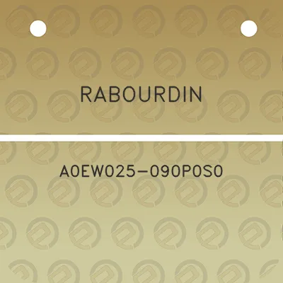 rabourdin-a0ew025-090p0s0