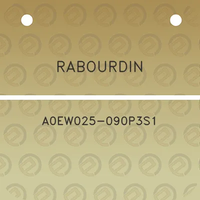 rabourdin-a0ew025-090p3s1