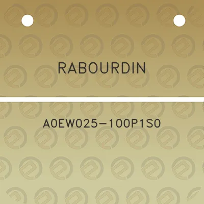 rabourdin-a0ew025-100p1s0