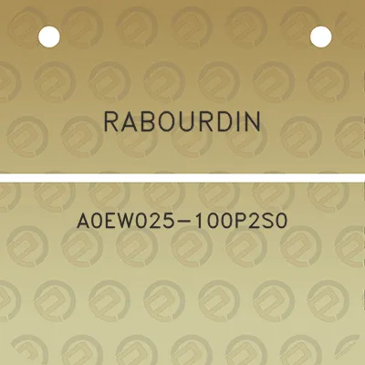 rabourdin-a0ew025-100p2s0