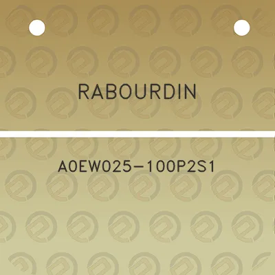 rabourdin-a0ew025-100p2s1