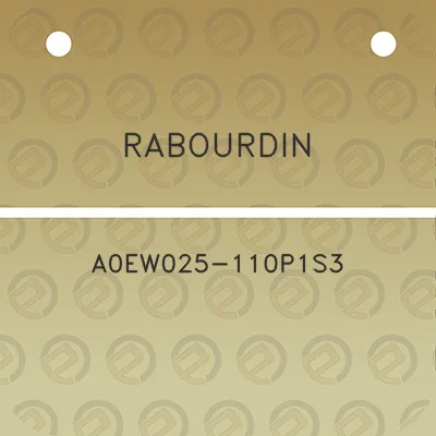 rabourdin-a0ew025-110p1s3