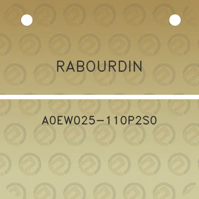 rabourdin-a0ew025-110p2s0