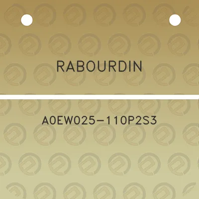 rabourdin-a0ew025-110p2s3