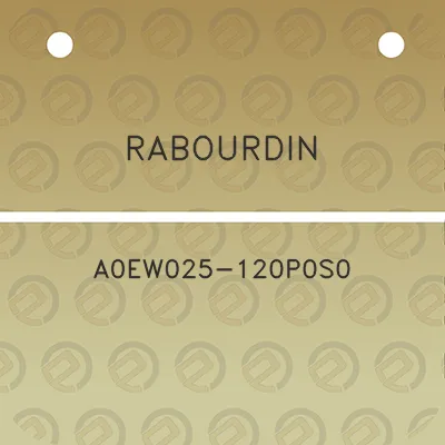 rabourdin-a0ew025-120p0s0