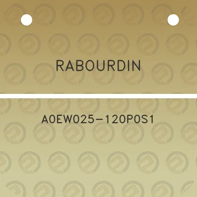 rabourdin-a0ew025-120p0s1