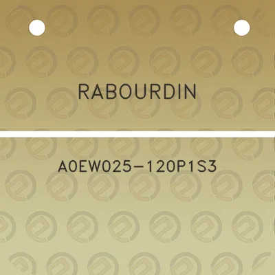 rabourdin-a0ew025-120p1s3