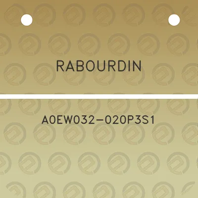 rabourdin-a0ew032-020p3s1