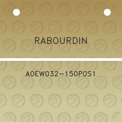 rabourdin-a0ew032-150p0s1