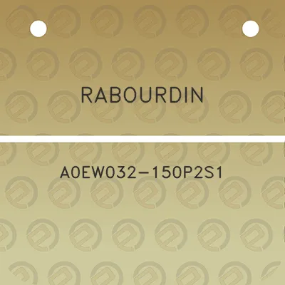 rabourdin-a0ew032-150p2s1