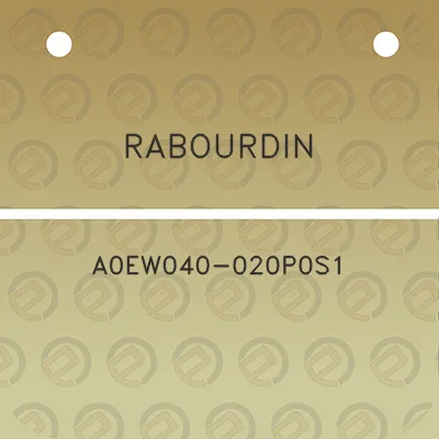 rabourdin-a0ew040-020p0s1