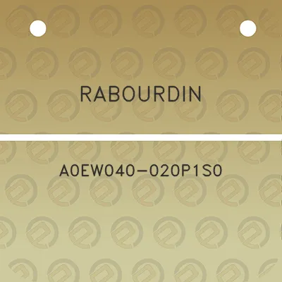 rabourdin-a0ew040-020p1s0