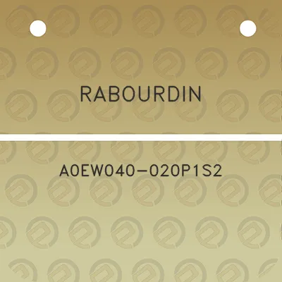 rabourdin-a0ew040-020p1s2