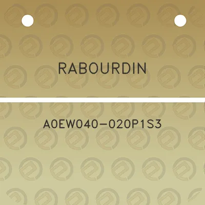 rabourdin-a0ew040-020p1s3