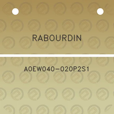 rabourdin-a0ew040-020p2s1