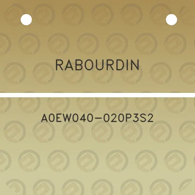 rabourdin-a0ew040-020p3s2