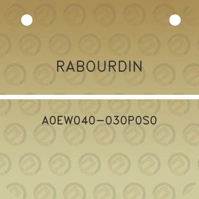 rabourdin-a0ew040-030p0s0