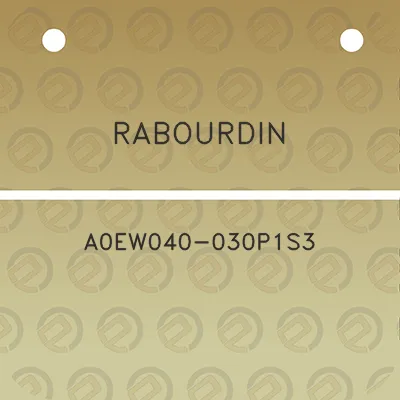 rabourdin-a0ew040-030p1s3