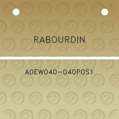 rabourdin-a0ew040-040p0s1