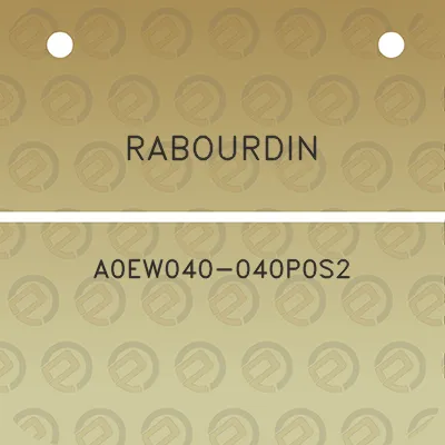 rabourdin-a0ew040-040p0s2