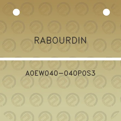 rabourdin-a0ew040-040p0s3