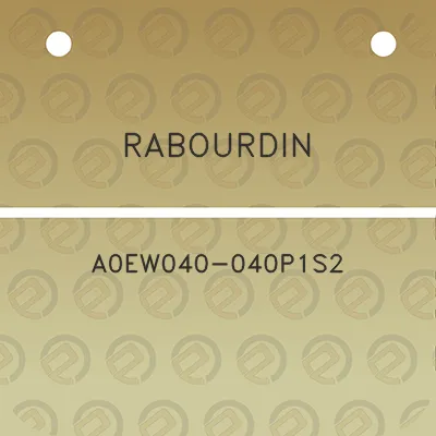 rabourdin-a0ew040-040p1s2