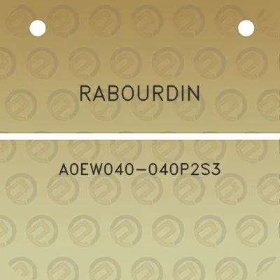 rabourdin-a0ew040-040p2s3