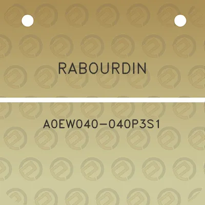 rabourdin-a0ew040-040p3s1