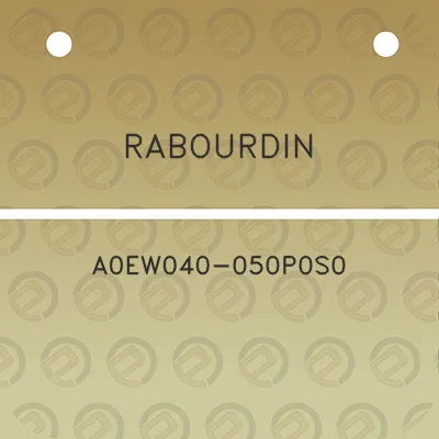 rabourdin-a0ew040-050p0s0