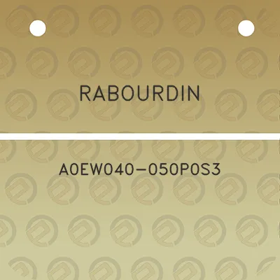 rabourdin-a0ew040-050p0s3