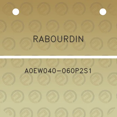 rabourdin-a0ew040-060p2s1