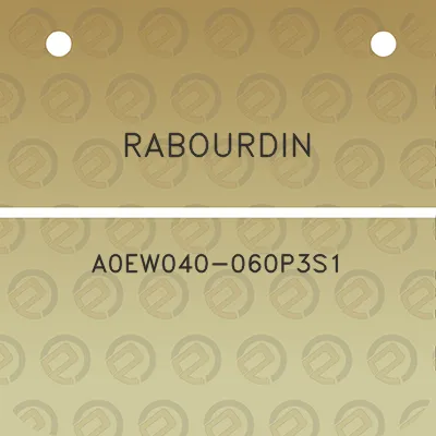 rabourdin-a0ew040-060p3s1