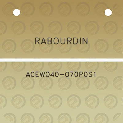 rabourdin-a0ew040-070p0s1