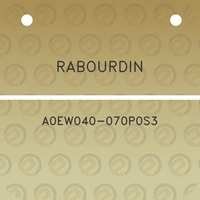 rabourdin-a0ew040-070p0s3