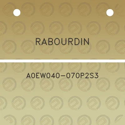 rabourdin-a0ew040-070p2s3