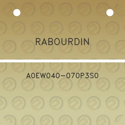 rabourdin-a0ew040-070p3s0