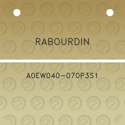 rabourdin-a0ew040-070p3s1