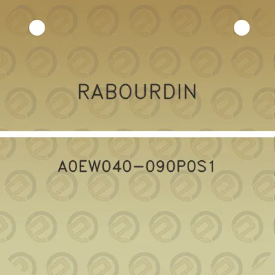 rabourdin-a0ew040-090p0s1