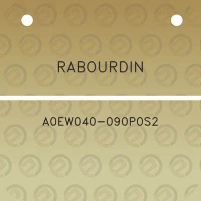 rabourdin-a0ew040-090p0s2