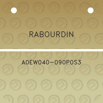 rabourdin-a0ew040-090p0s3